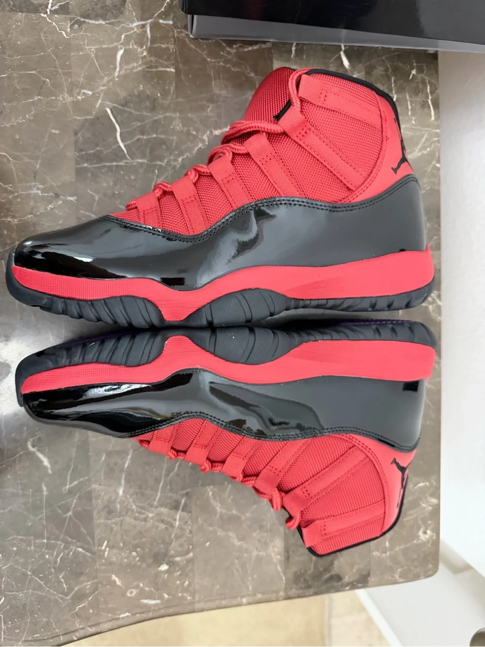 New! Unworn! Air Jordan 11 retro red and black men’s size 8
